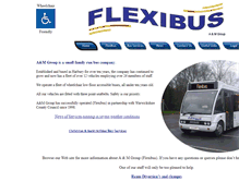 Tablet Screenshot of flexi-bus.co.uk